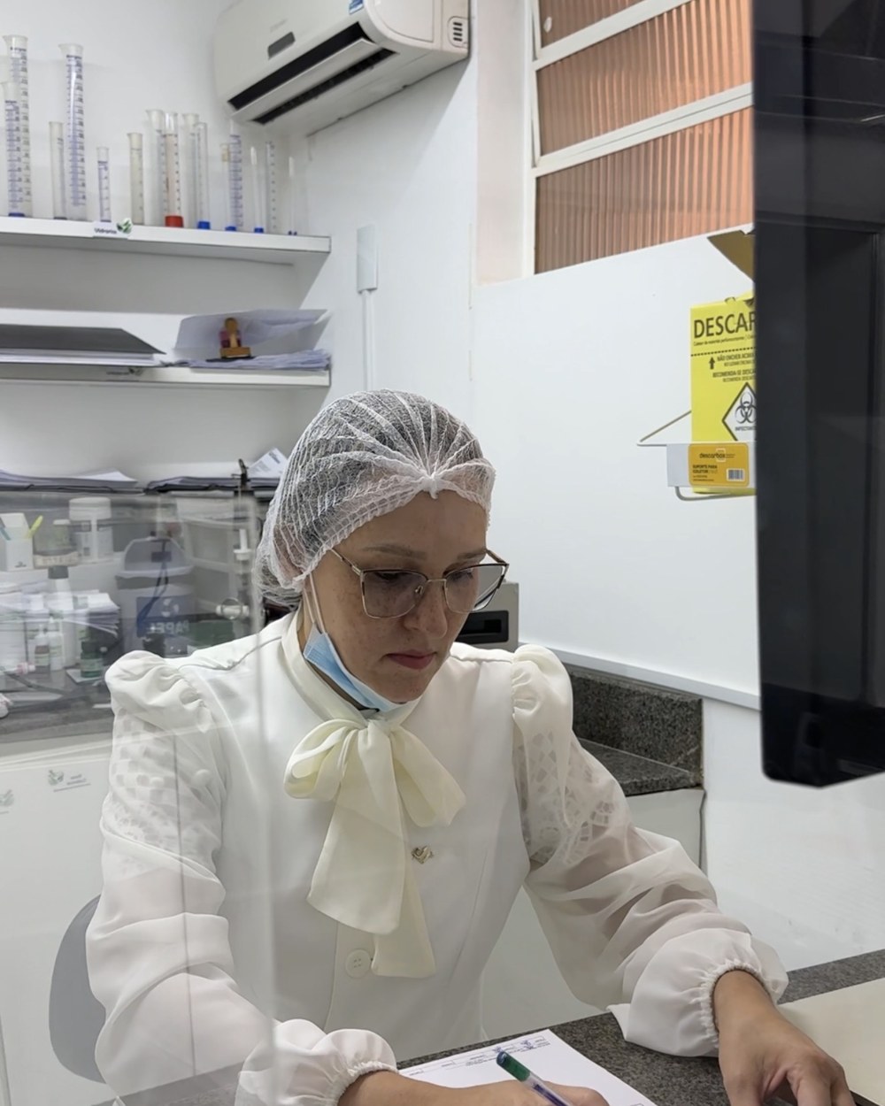 Controle de qualidade das fórmulas na Biofarma